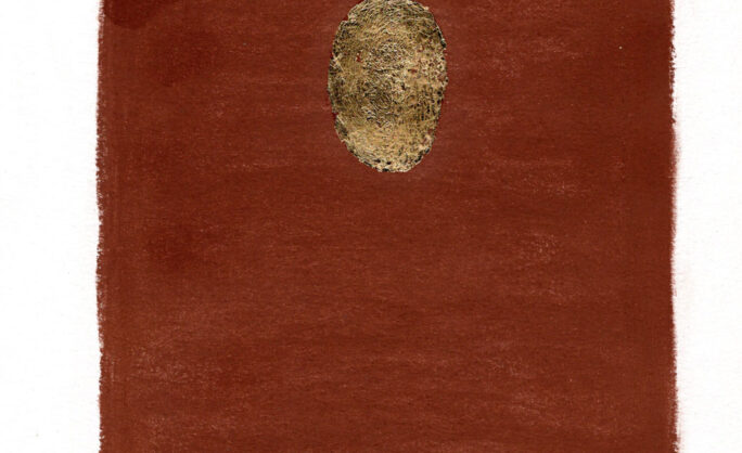 Obraz Główny: Andrij Dostlijew, z serii „Sobranie sochineniy”: „Tołstoj, t. I”, suchy pastel na papierze, 2022