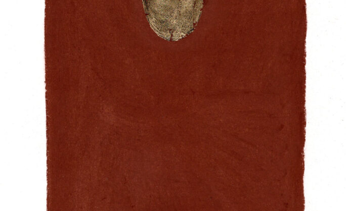 Obraz Główny: Andrij Dostlijew, z serii „Sobranie sochineniy”: „Tołstoj, t. XII”, suchy pastel na papierze, 2022