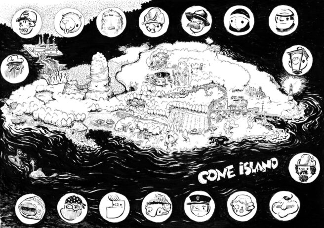 Miejsce akcji i bohaterowie serii „Wyspa Szyszek” Jakuba Babczyńskiego