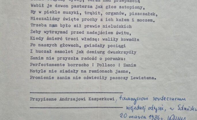 Obraz Główny: Z archiwum Andrzeja Kasperka
