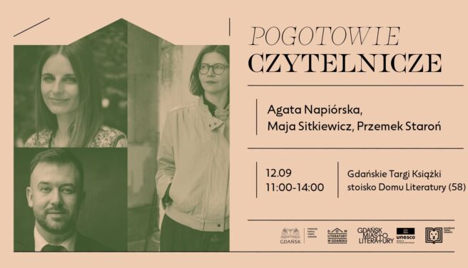 Pogotowie czytelnicze | Dom Literatury na Gdańskich Targach Książki